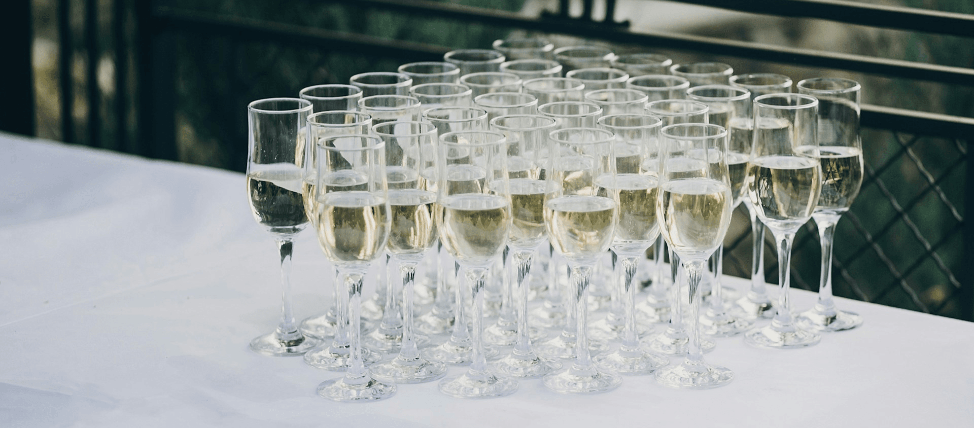 Champagne glasses