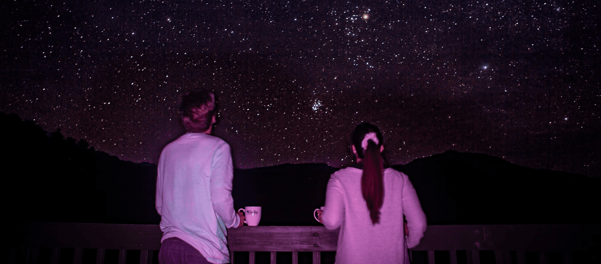 a couple stargazing