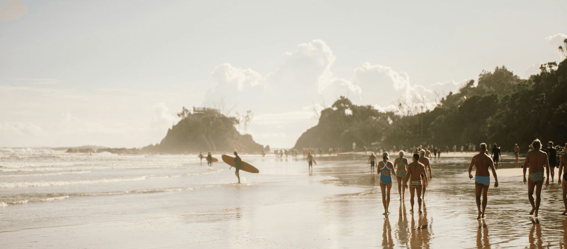 The beach at Byron Bay, Australia