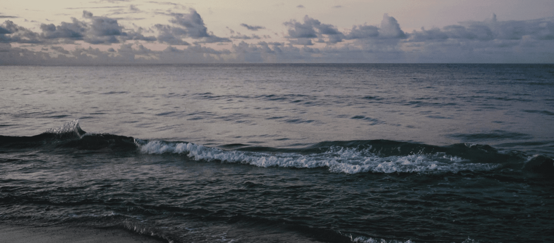 Waves crashing on the shores of Gulf Shores, Alabama