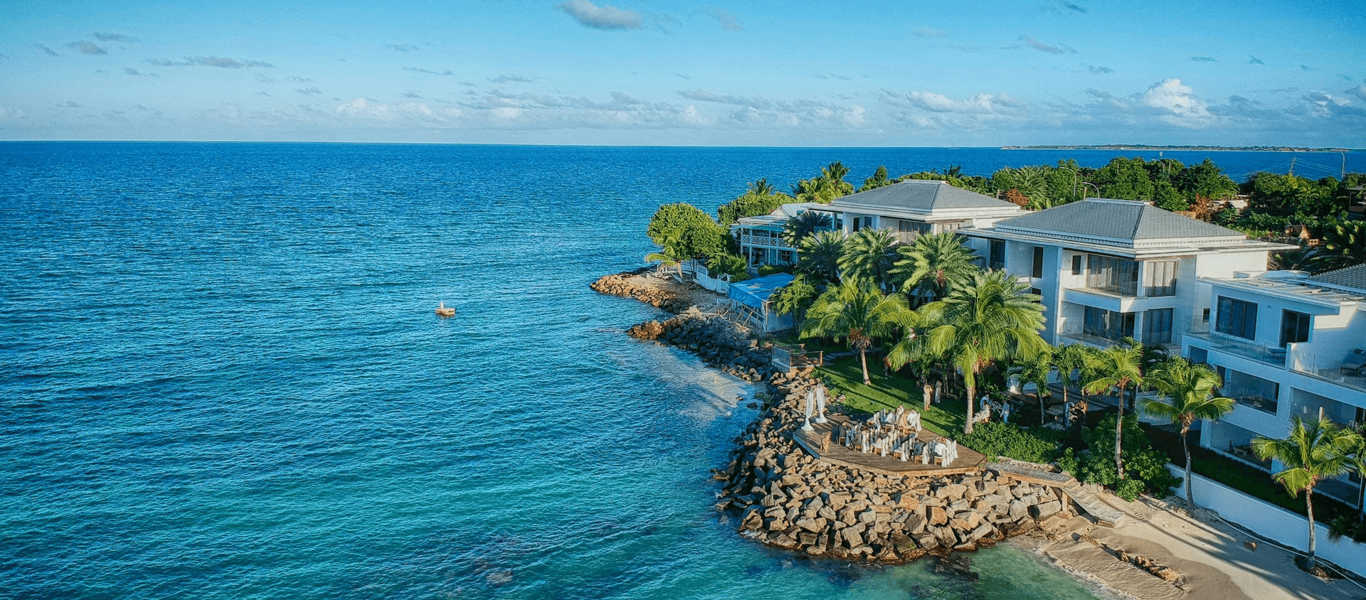 Antigua island in the Carribbean