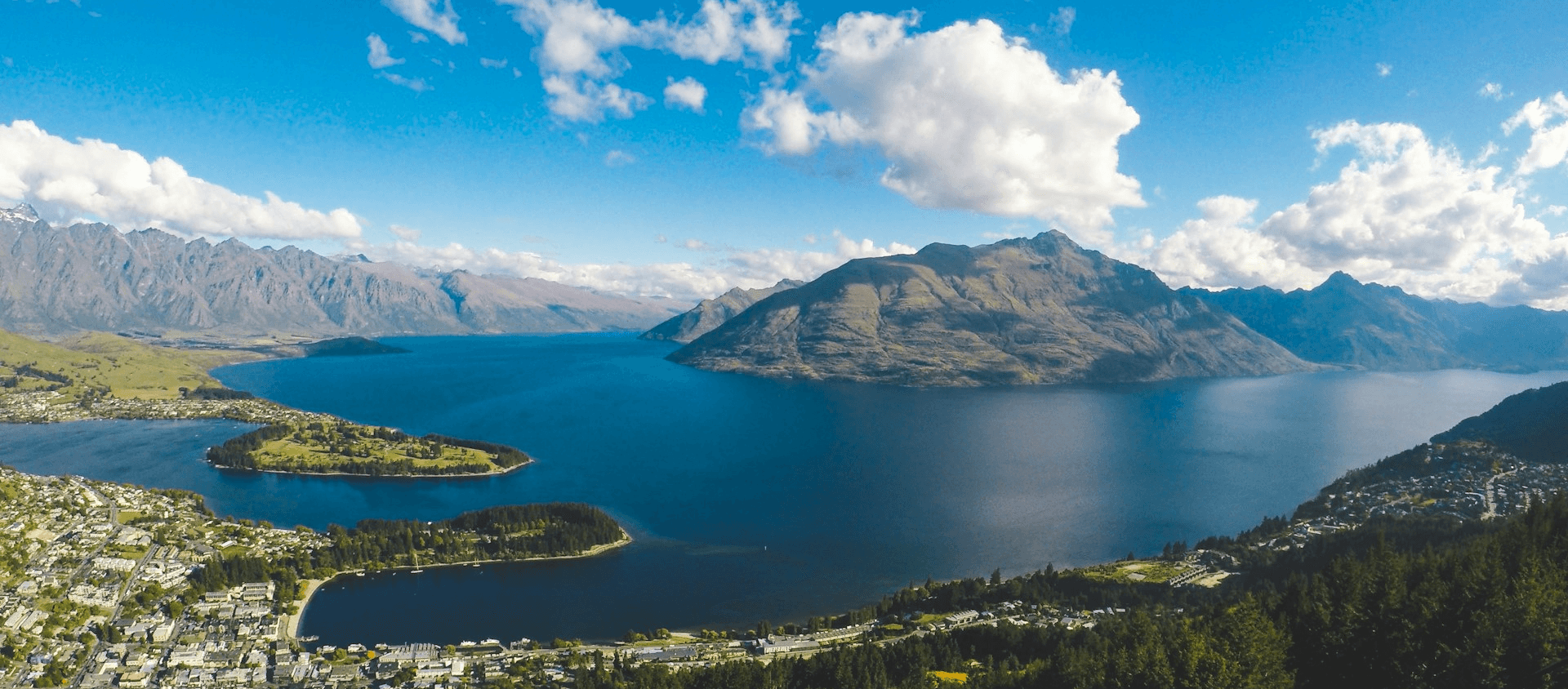 View of a large lake