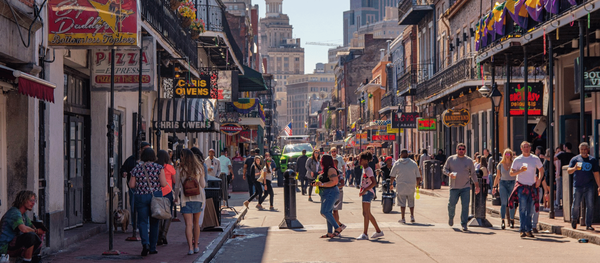 City shot of New Orleans, Louisiana, during the daytime