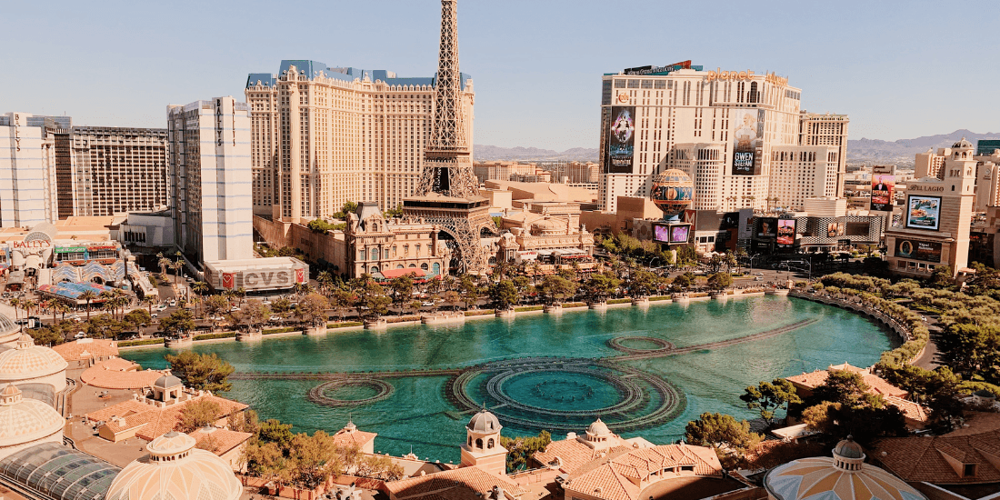 Las vegas aerial view