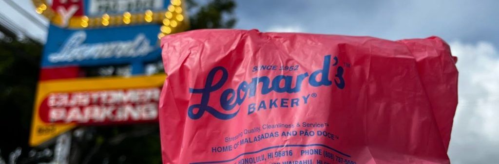 Leonard’s Bakery pink pastry bag.