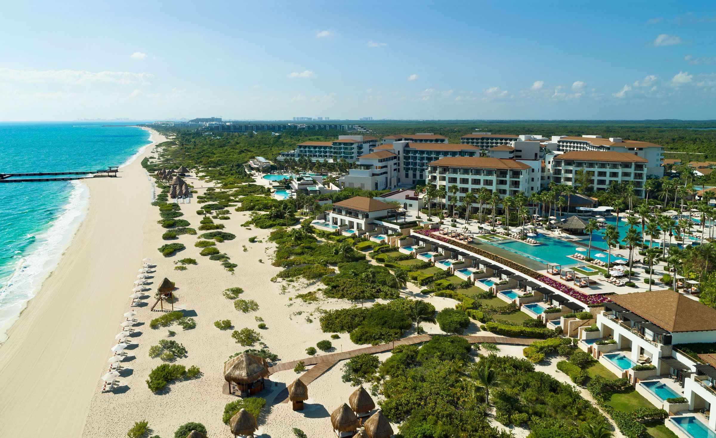 Playa Mujeres Resort Aerial